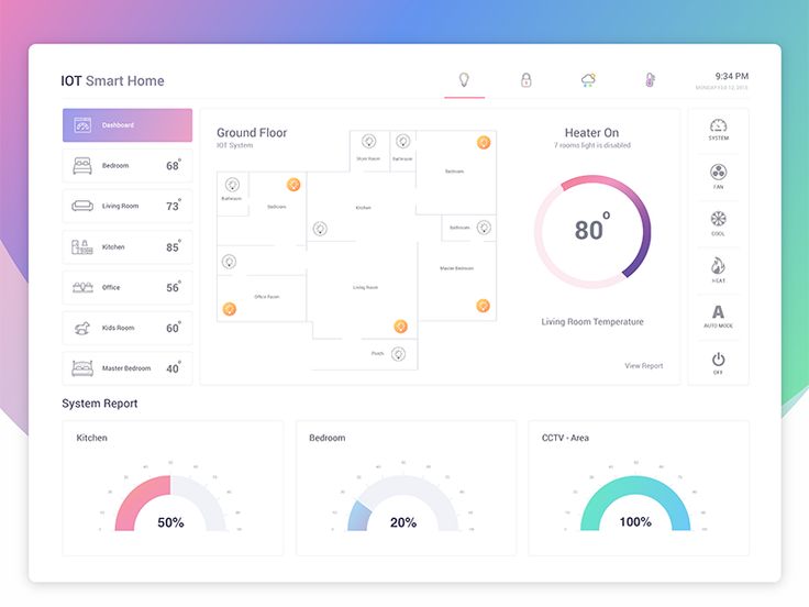 Smart Dashboard Illustration